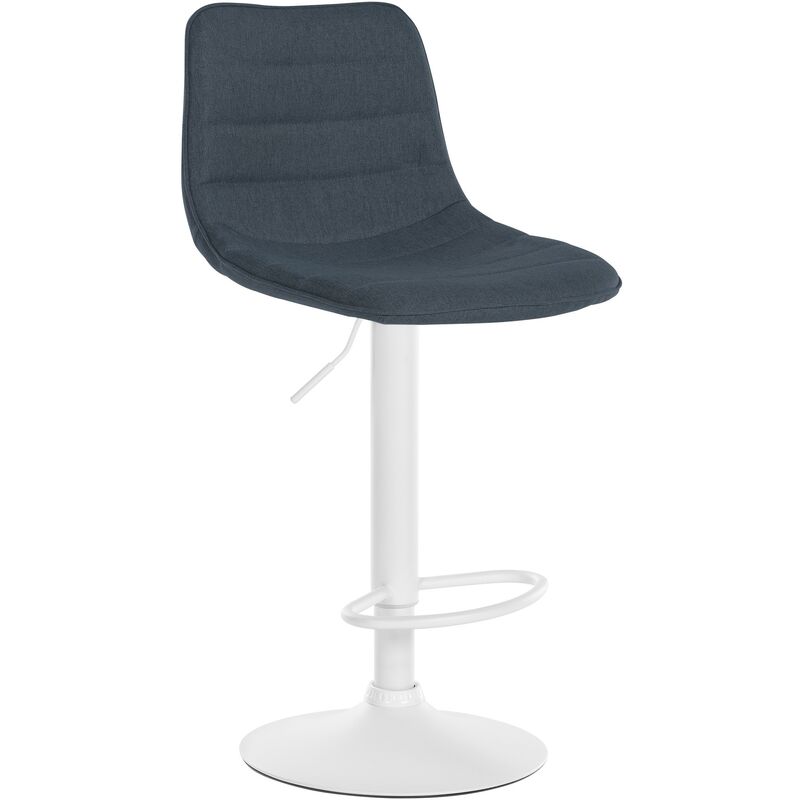 foto del prodotto clp sgabello lex tessuto grigio scuro bianco