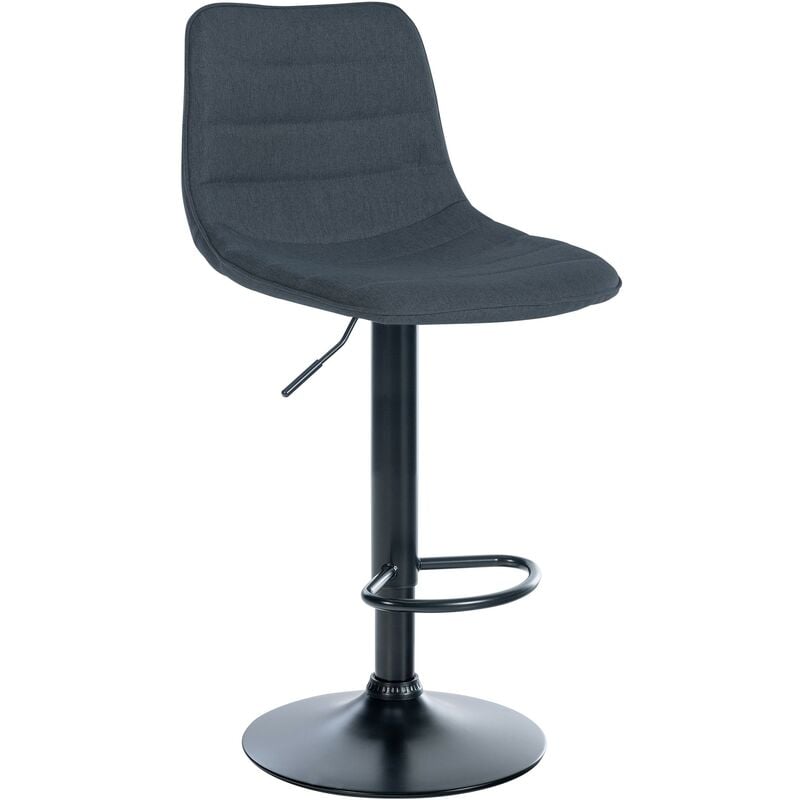 foto del prodotto clp sgabello lex tessuto grigio scuro nero