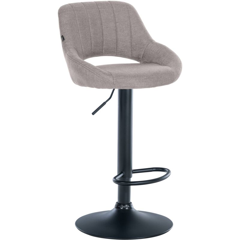 foto del prodotto clp sgabello milet tessuto grigio nero