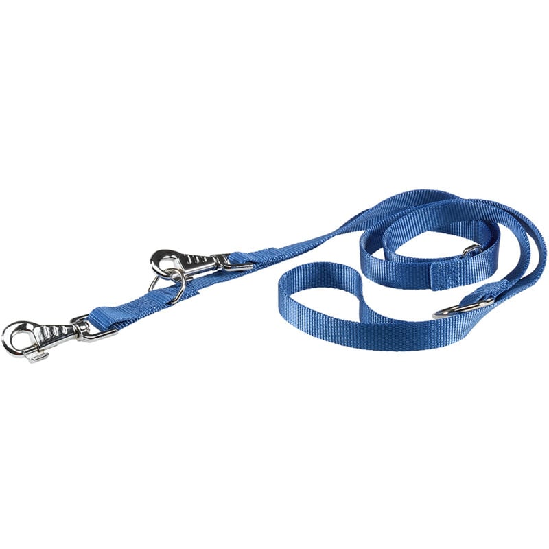 foto del prodotto club ga guinzaglio regolabile in nylon per l addestramento di cani in vari colori e misure. variante ga20 200 misure 20 mm x l 200 cm blu