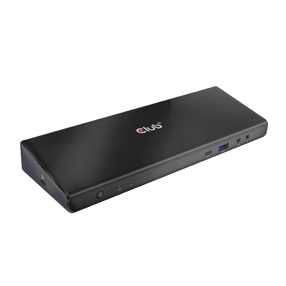 foto del prodotto club3d csv 1562 replicatore di porte e docking station per laptop usb 3.2 gen 1 3.1 gen 1 type c nero