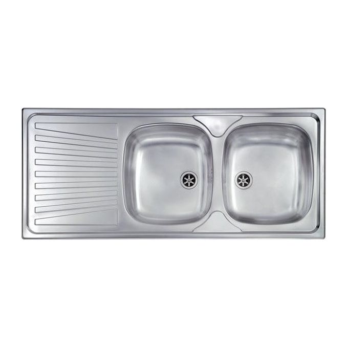 foto del prodotto cm 011557dcssx lavello ix mondial 3 116x50 2 vasche a destra