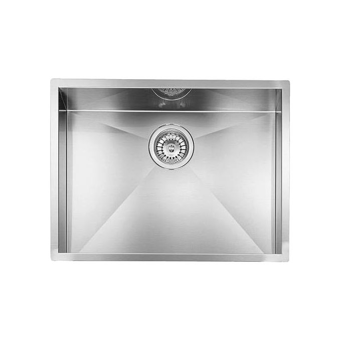 foto del prodotto cm 011908xcssp serie filoquadra 3'' lavello acciaio inox satinato da incasso slim 1 vasca 57x45cm