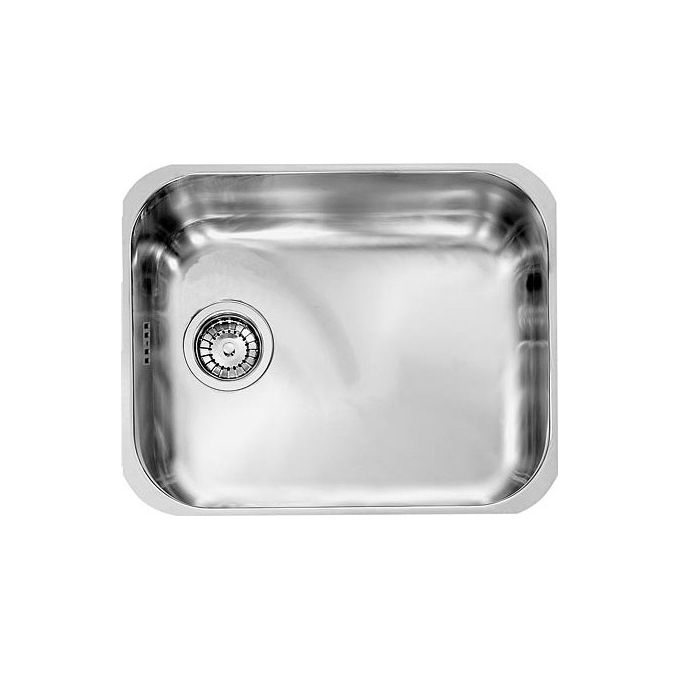 foto del prodotto cm 011957xcssx serie cinzia 3 lavello acciaio inox satinato da incasso sottotop 1 vasca 50x40cm r90