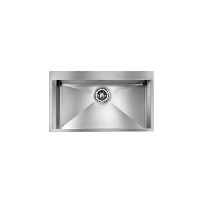 foto del prodotto cm 015224xcssp serie focus mix 3 lavello acciaio inox satinato da incasso slim 1 vasca 86x50cm