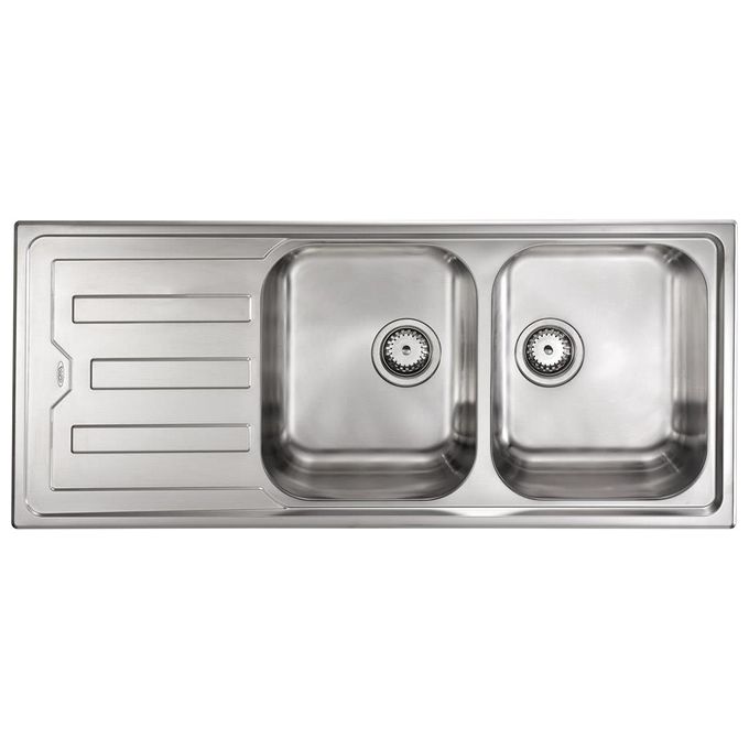 foto del prodotto cm lavello ix cristal 3 116x50 2 vasche a destra