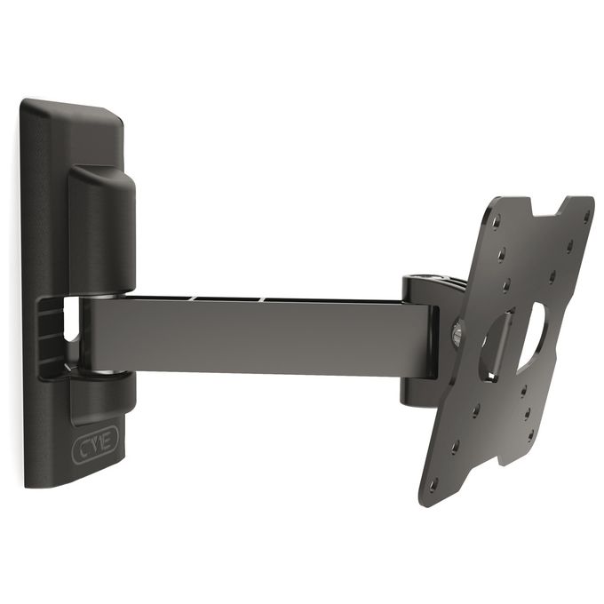 foto del prodotto cme er100 supporto tv parete nero 14 25 vesa 100x100 inclinabile rotante meliconi