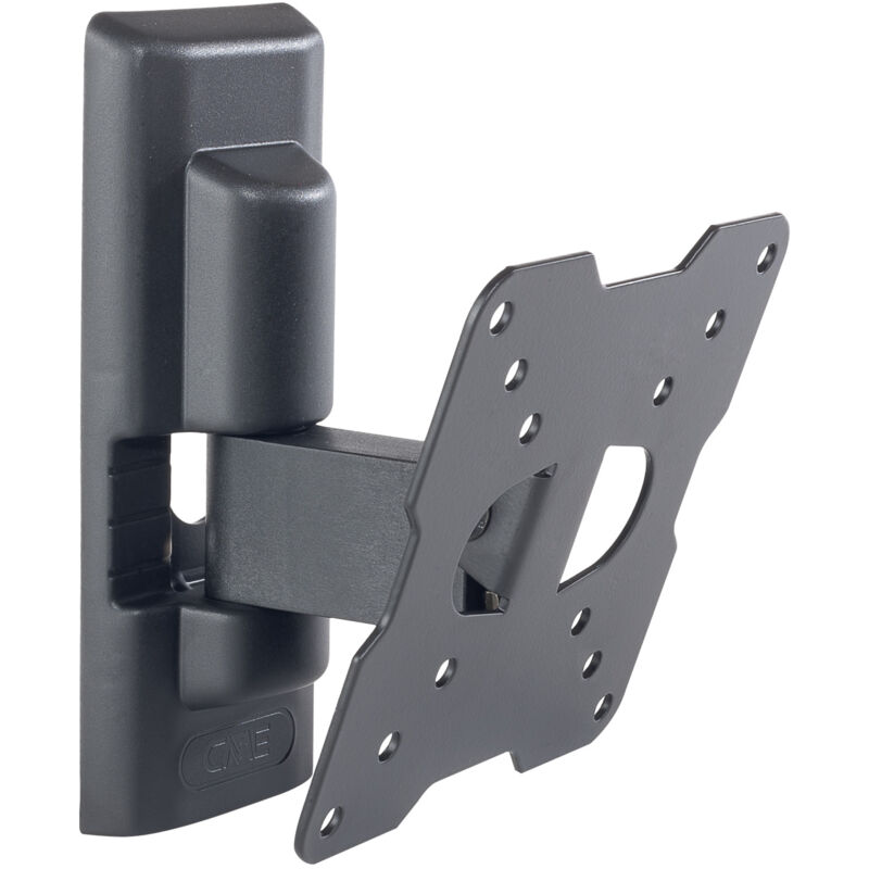 foto del prodotto cme etr100 supporto tv parete 14 25 vesa 75 100mm max 20kg nero inclinabile meliconi
