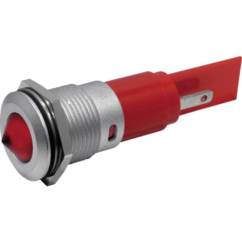 foto del prodotto cml 19422230m luce di segnalazione a led rosso 230 v ac 3 ma