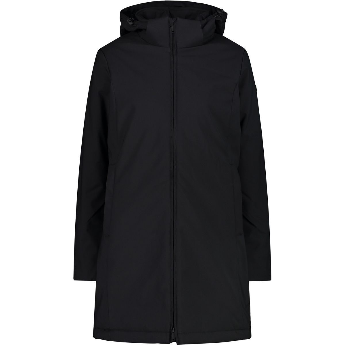 foto del prodotto cmp donna cappotto con cappuccio e zip