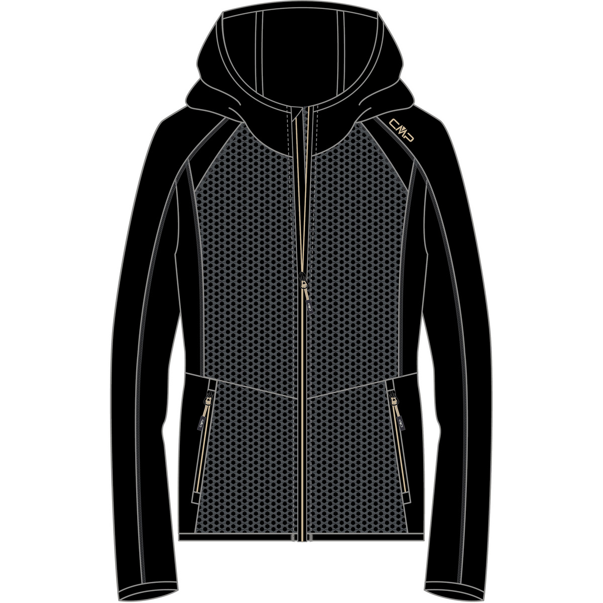 foto del prodotto cmp donna giacca hoodie