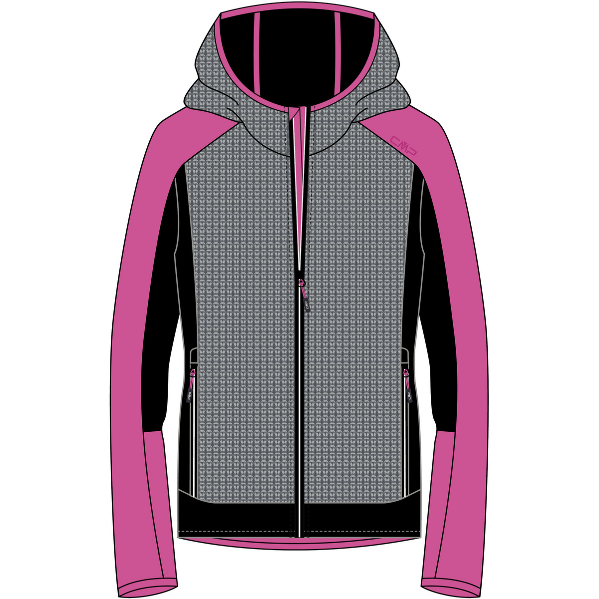 foto del prodotto cmp donna giacca hoodie