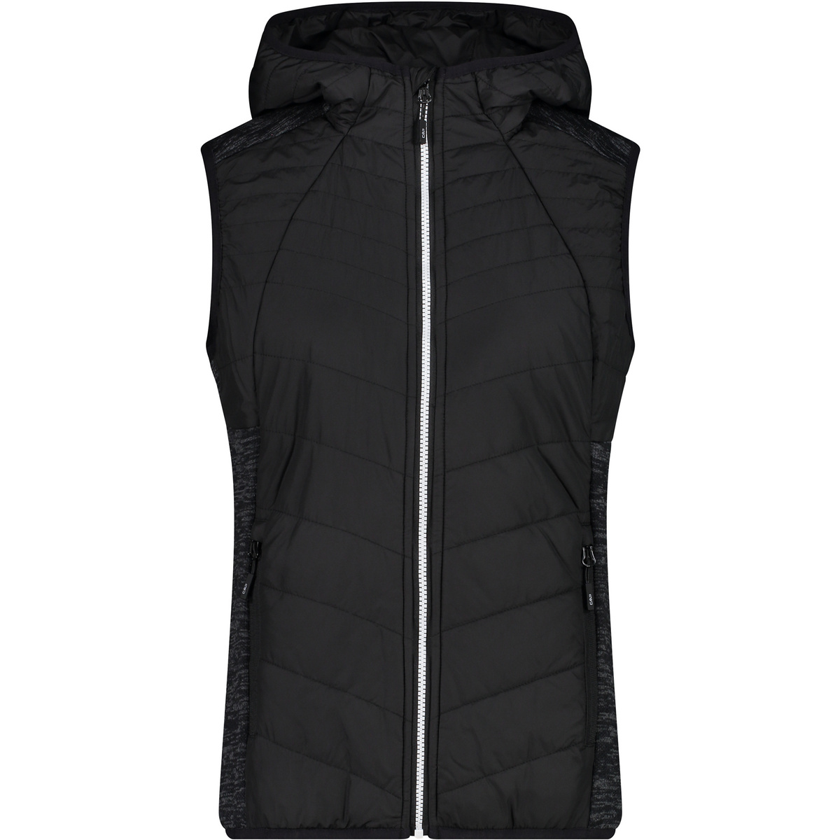 foto del prodotto cmp donna gilet ibrido con cappuccio