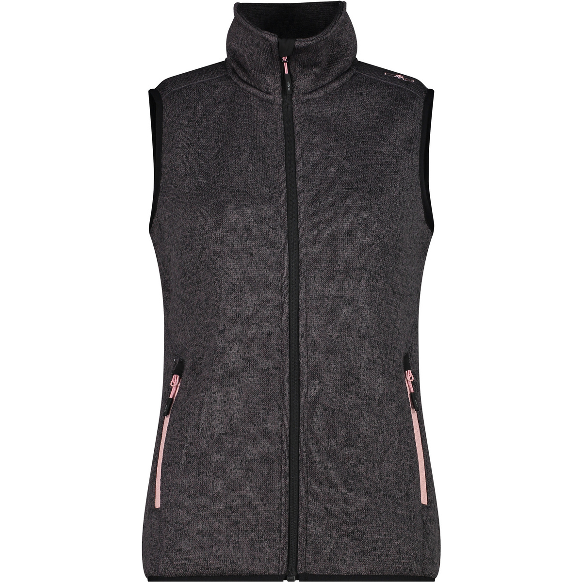 foto del prodotto cmp donna gilet in pile effetto maglia