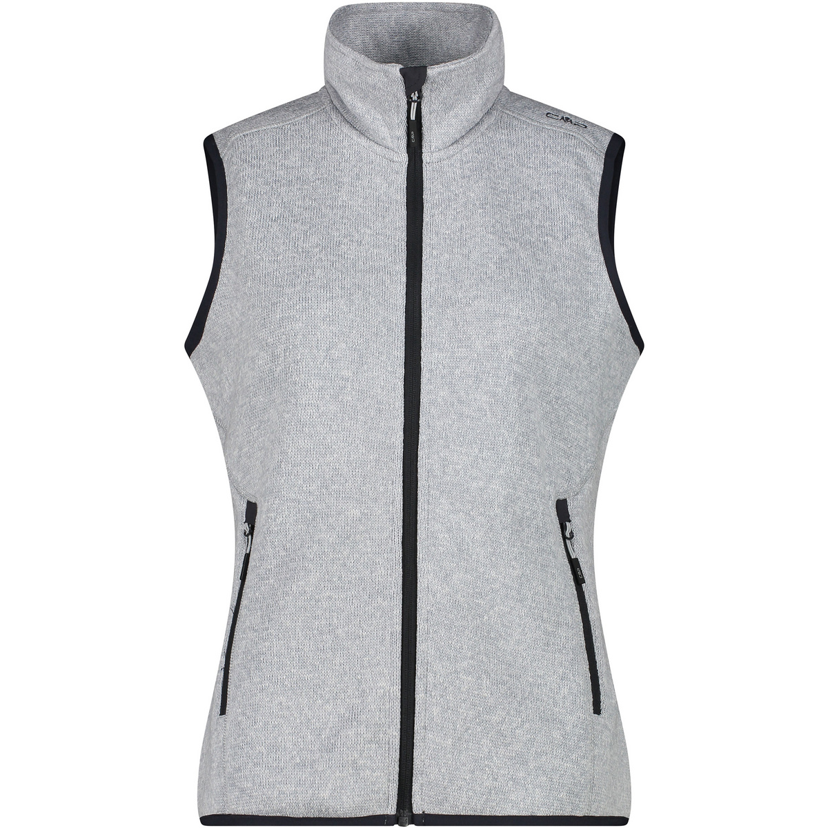foto del prodotto cmp donna gilet in pile effetto maglia