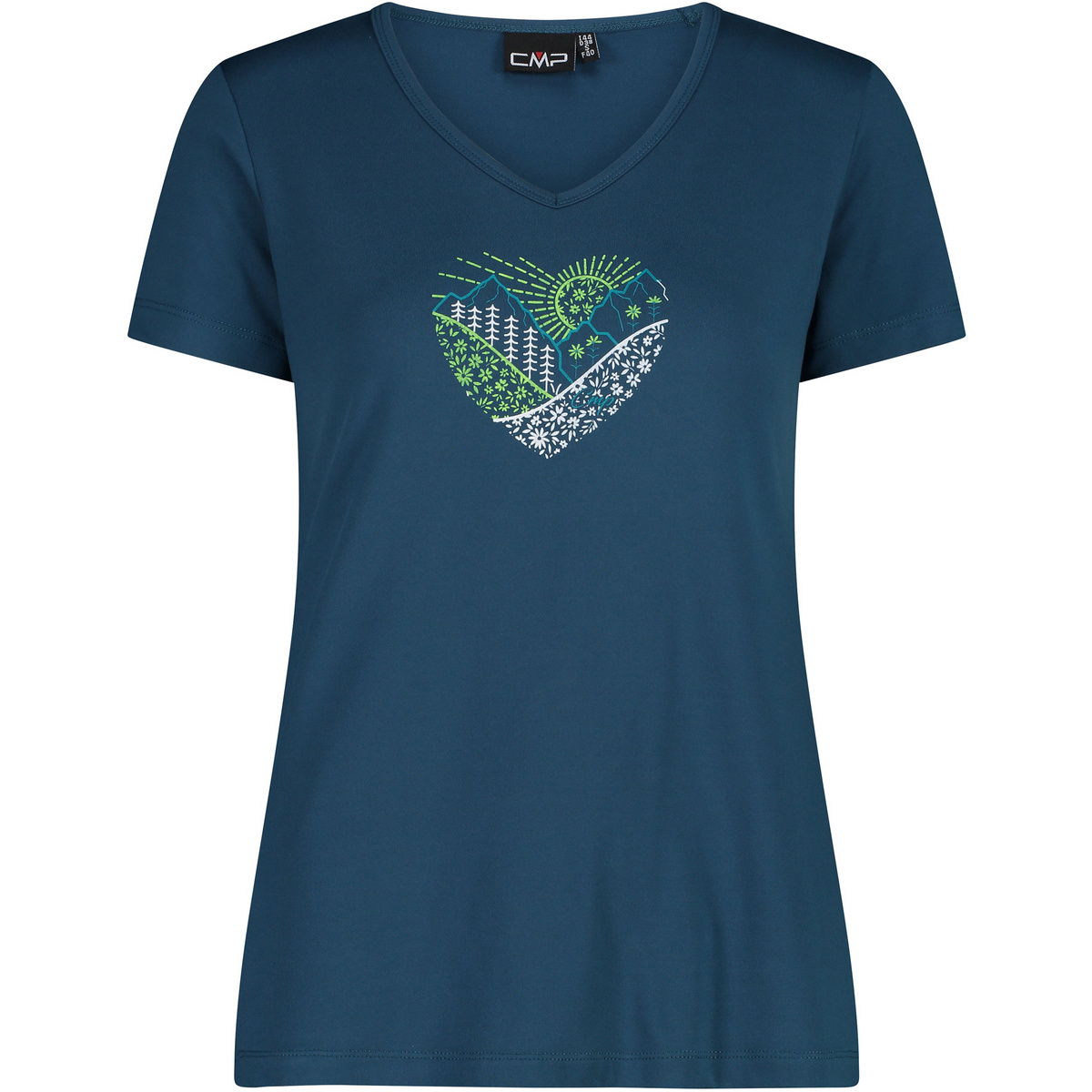 foto del prodotto cmp donna maglia a manica corta print
