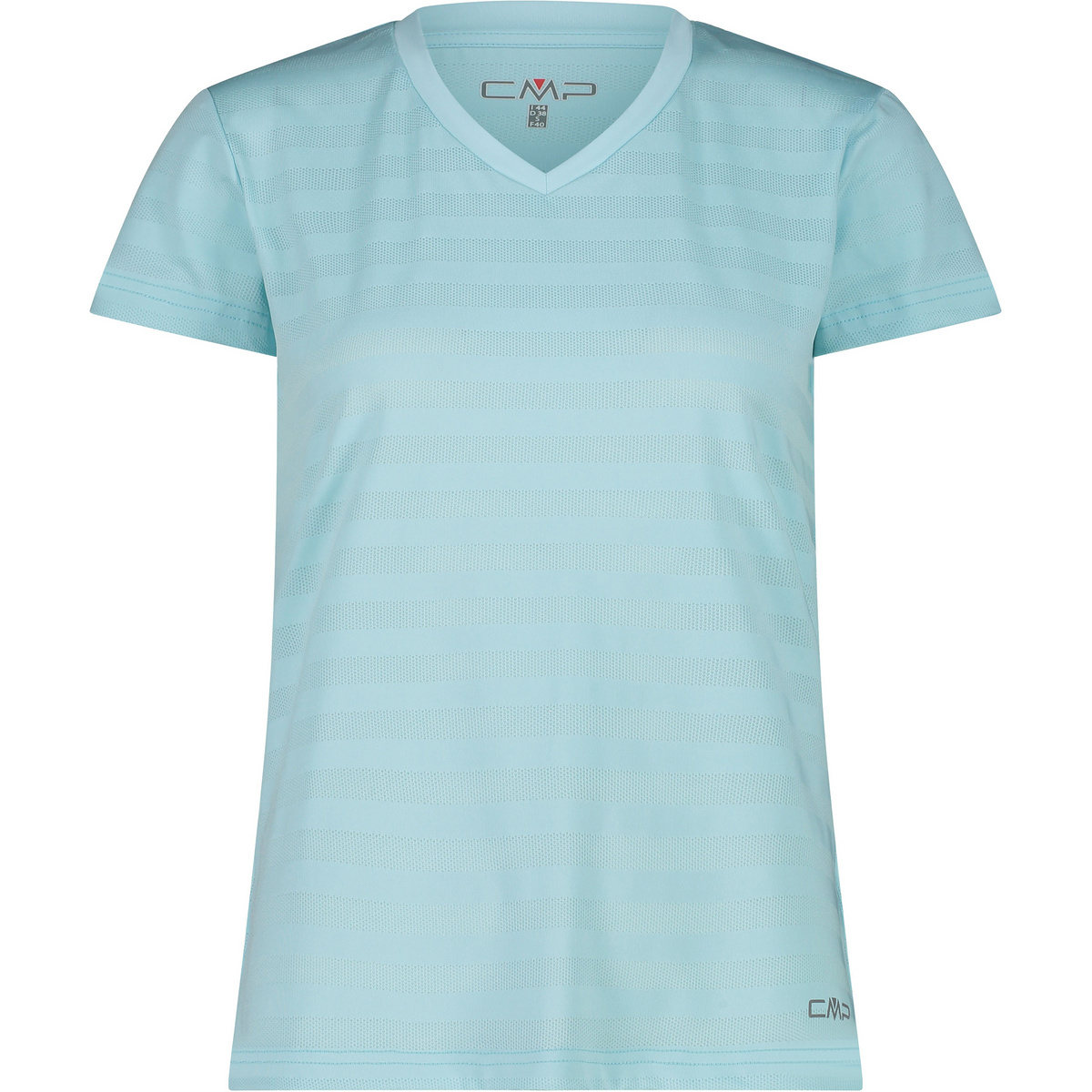 foto del prodotto cmp donna maglia a manica corta striped mesh