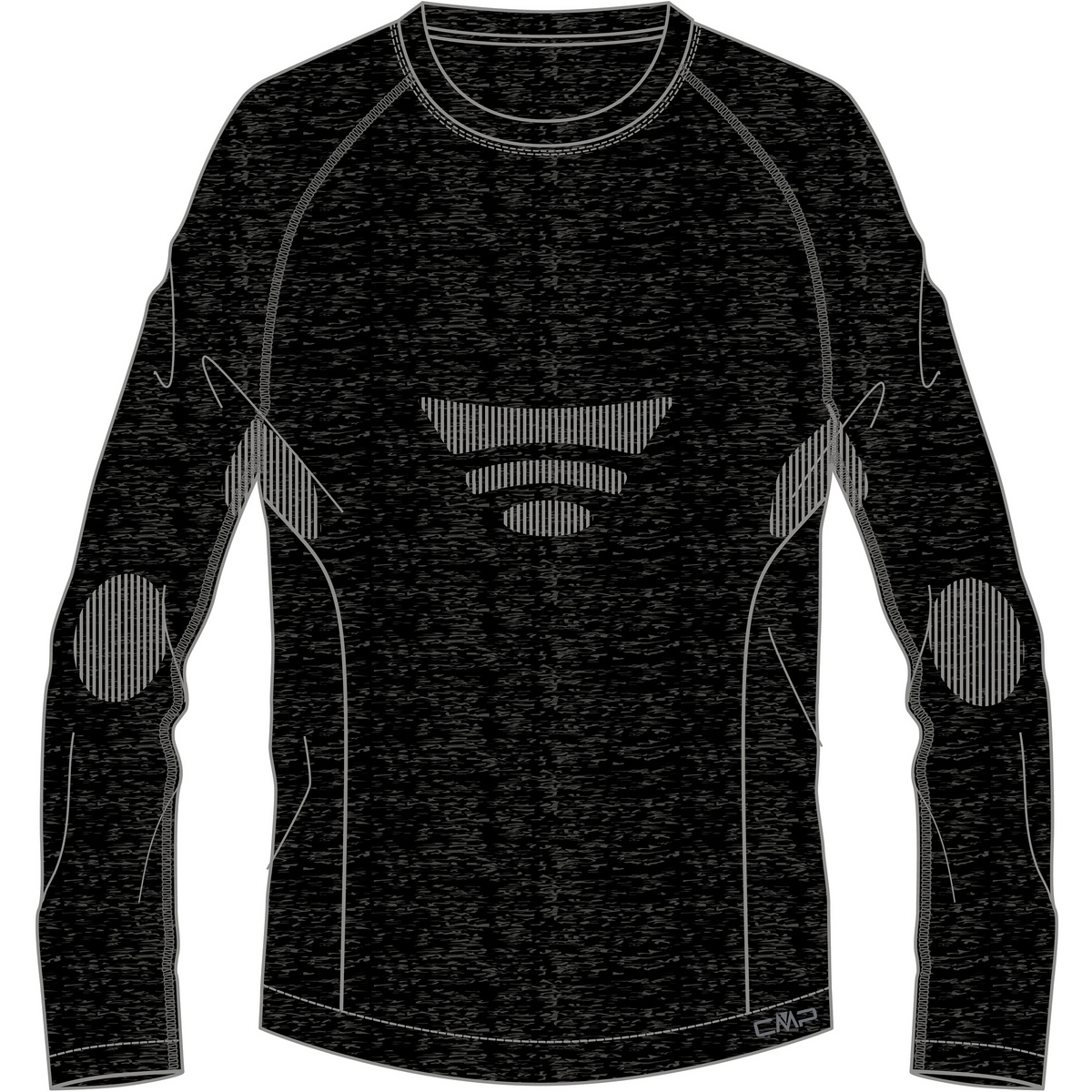 foto del prodotto cmp uomo maglia a manica lunga seamless sweat