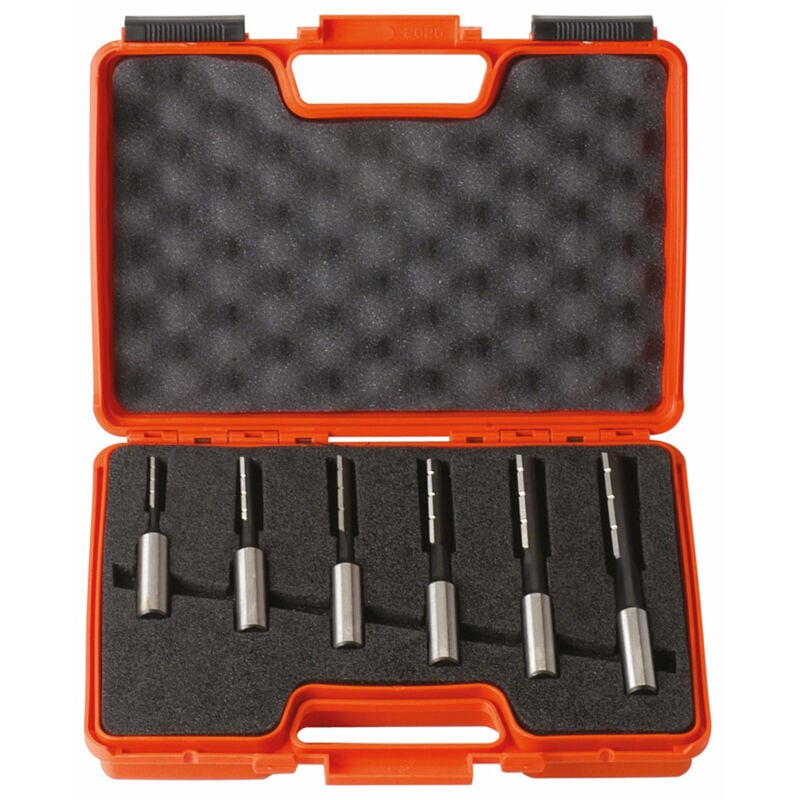 foto del prodotto cmt 172.001.00 set 6 punte a mortasare hl z2 s 13x50 d 6 8 10 12 14 16 dx