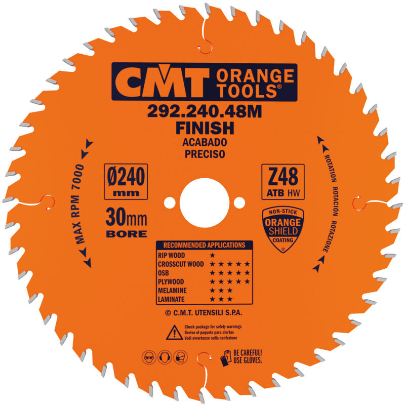 foto del prodotto cmt 292.140.36h sierra circular para corte de precision 140x2.4x20 z 36 atb