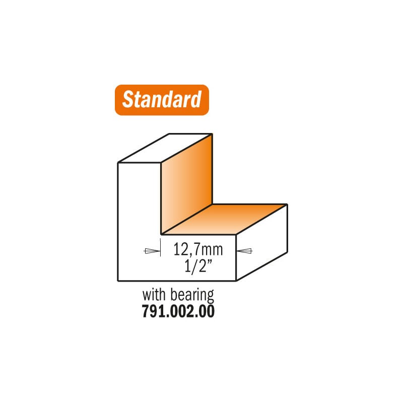 foto del prodotto cmt 660.351.11 fresa a gradino c colt. hw z2 s 6.35 d 34.9x12x53 dx