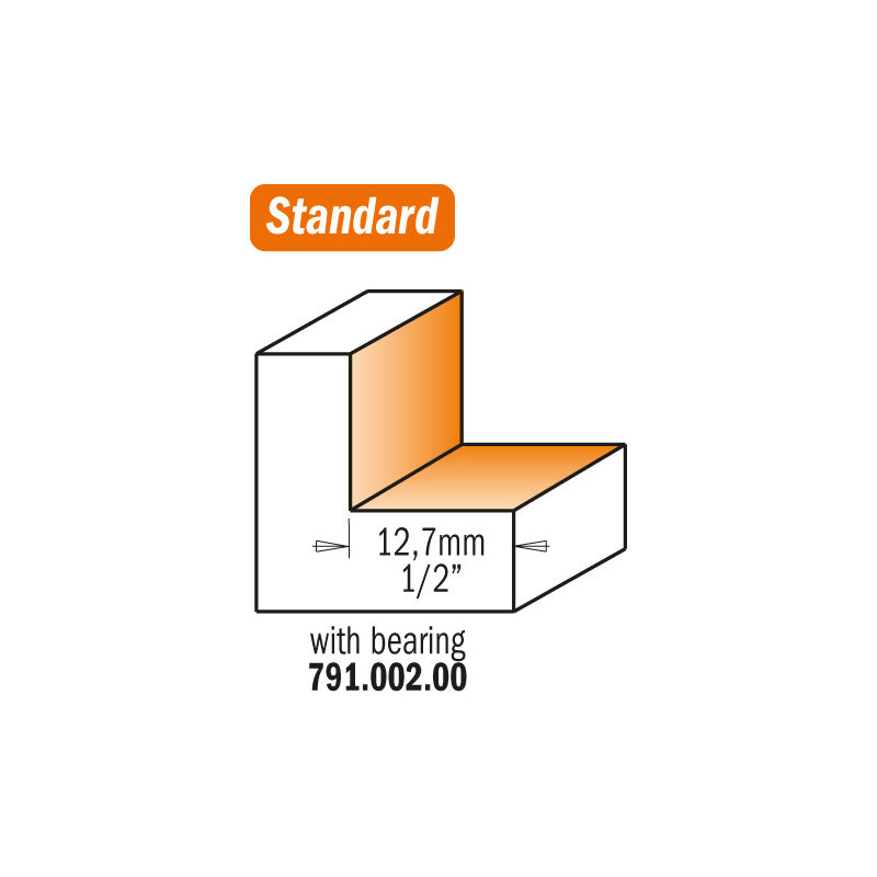 foto del prodotto cmt 660.851.11 fresa a gradino c colt. hw z2 s 12.7 d 34.9x12x63 dx
