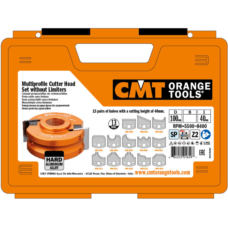 foto del prodotto cmt 692.013.13 set multiprofilo senza lim. d 100x40x25.4 all 