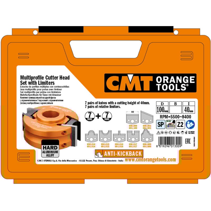 foto del prodotto cmt 693.013.04 set multiprofilo con limit. d 100x40x30 all 
