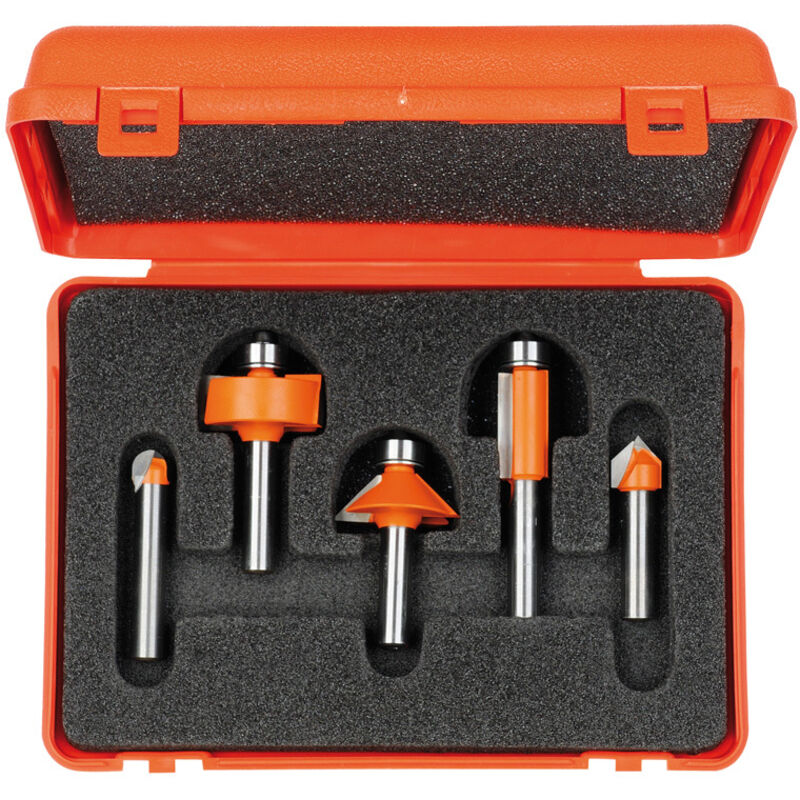foto del prodotto cmt 700.005.02 set con 5 frese profilate