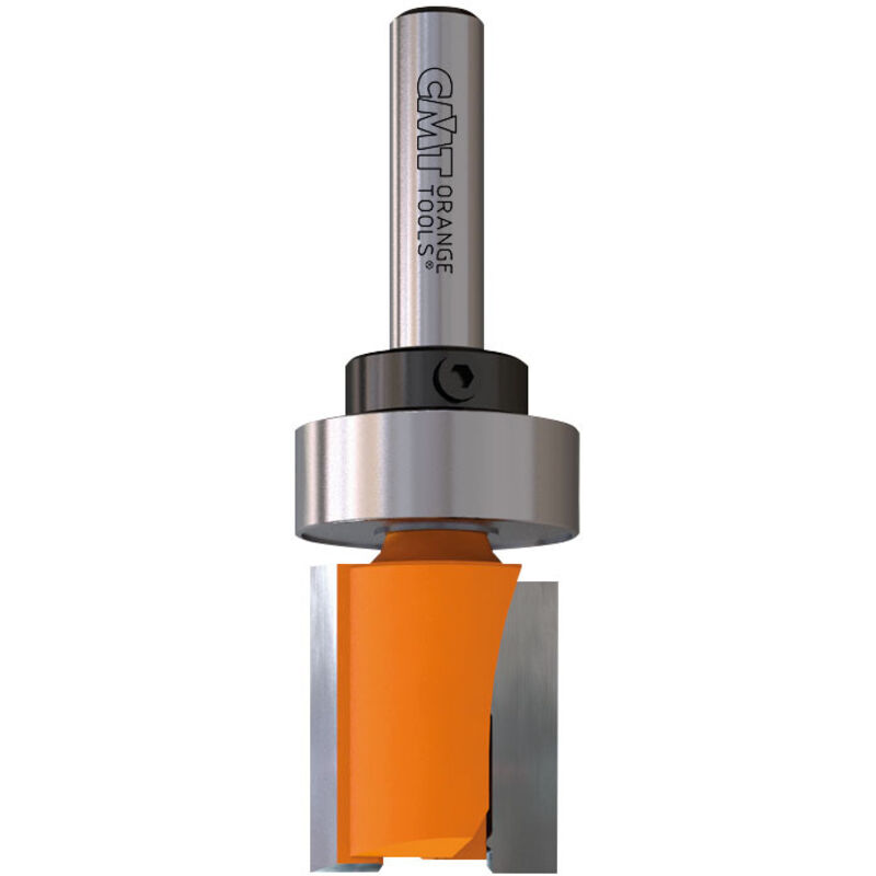 foto del prodotto cmt 711.190.11b fresa a taglienti diritti per rifilare con cuscinetto, grigio arancio
