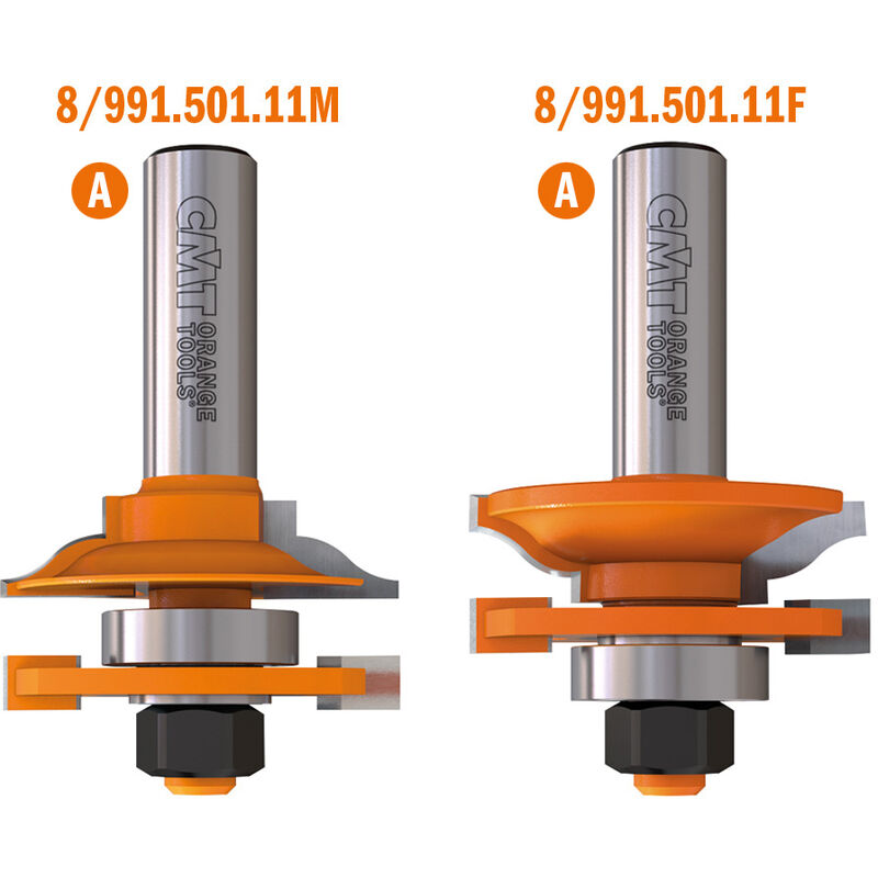 immagine 0 del prodotto cmt 891.501.11 set frese x incastri m f hw d 44.4x22 s 12.7 a 