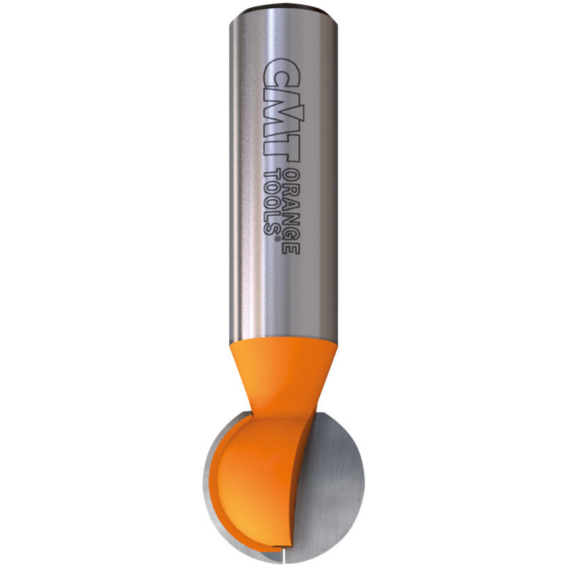 foto del prodotto cmt - 968.127.11 fresa a sfera hw s 8 d 12.7x11x57.2 r 6.35 dx, nero