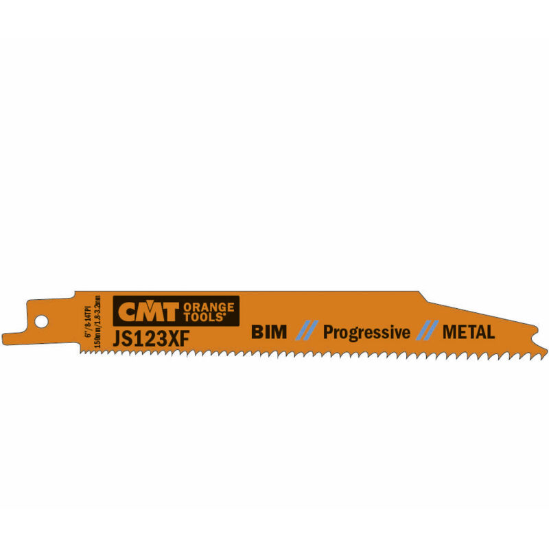foto del prodotto cmt js123xf 5 5 lame seghetto x metal bim 150x1.8 3.2x8 14tpi ss milled 