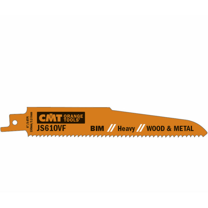 foto del prodotto cmt js610vf 5 5 lame seghetto legno metal bim 150x3.2 5x5 8tpi ss milled 