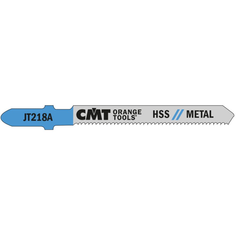 foto del prodotto cmt jt218a 5 5 lame seghetto x metal hss 76x1.1 1.5x21tpi curvo fine 