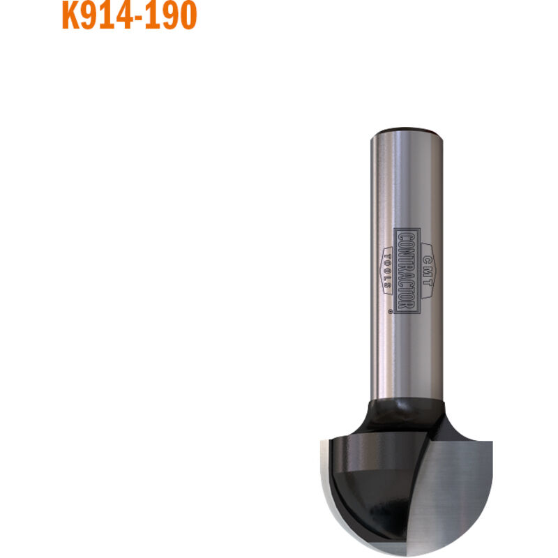 foto del prodotto cmt k914 127 fresa raggio convesso hw z2 s 8 d 12.7x12.7x40 r 6.35 dx