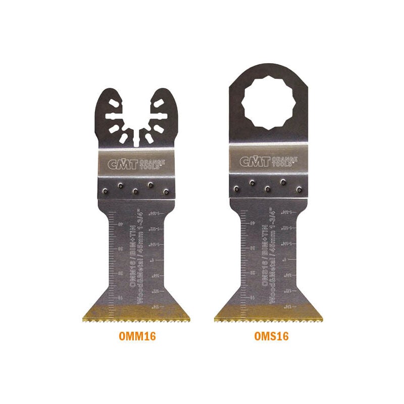 foto del prodotto cmt omm16 x1 lama per taglio legno metallo bim tin 45x48mm 18tpi u