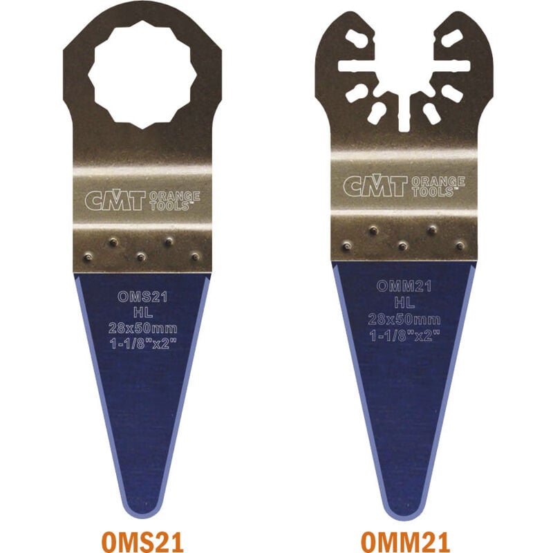 foto del prodotto cmt omm21 x5 5 lame tagliafughe per malta abrasivi hl 28x50mm s u