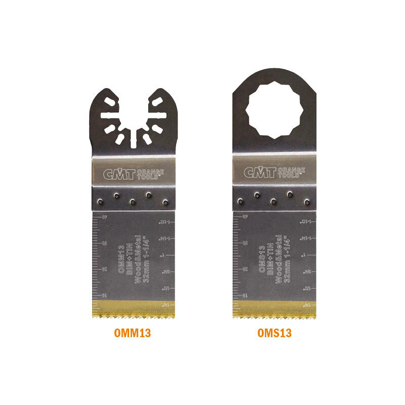 foto del prodotto cmt oms13 x5 5 lame per taglio legno metallo bim tin 32x40mm 18tpi o
