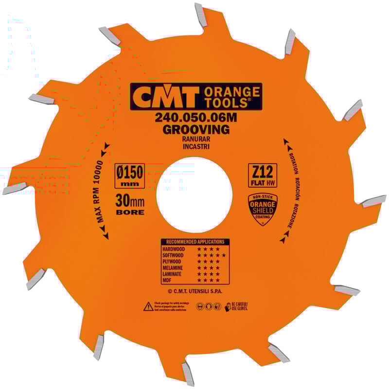 foto del prodotto cmt orange tools 240.060,07 m sega circolare da taglio 180 x 30 x 6 z 18 destra