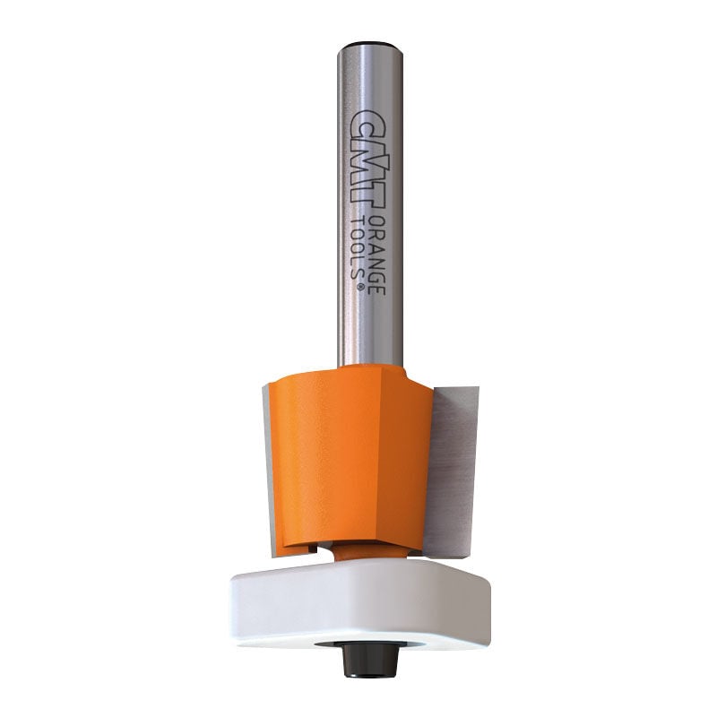 foto del prodotto cmt - orange tools 707.128.11 - fresa per rifilare c/cusc. triang. hw s 6 d 12.7x12.7x54 dx