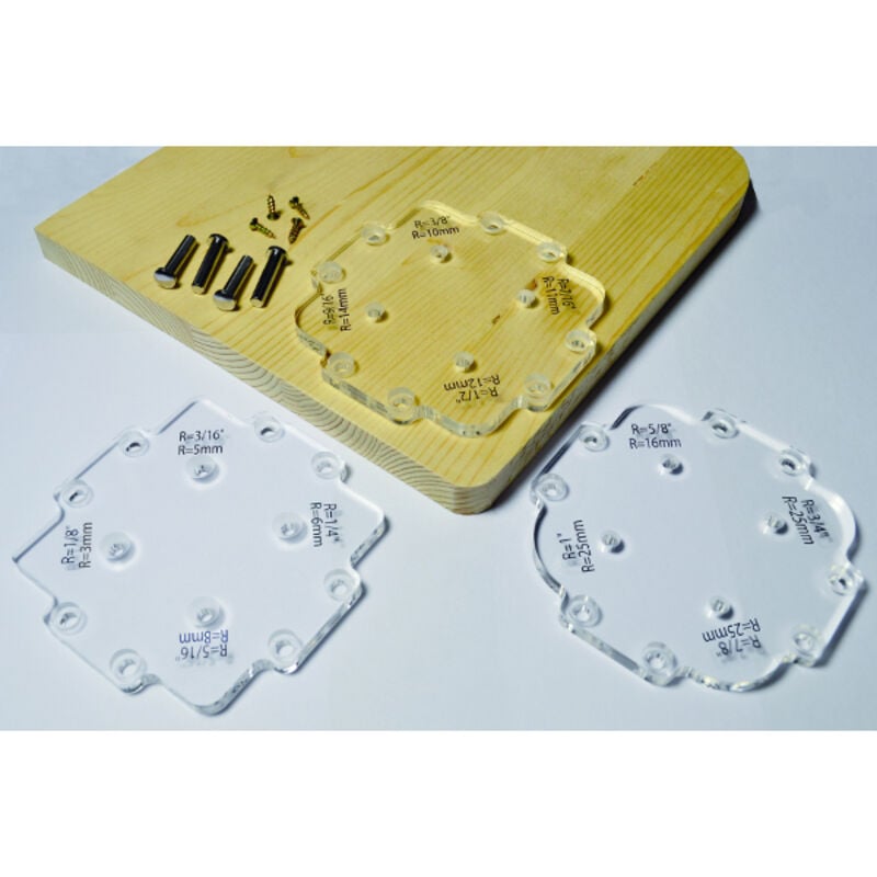 foto del prodotto cmt tmp r12 set di dime per fresature fino a 12 raggi
