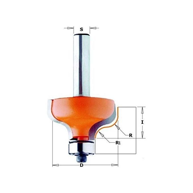 foto del prodotto cmt utensili fresa widia g6 profilata mm 28,7