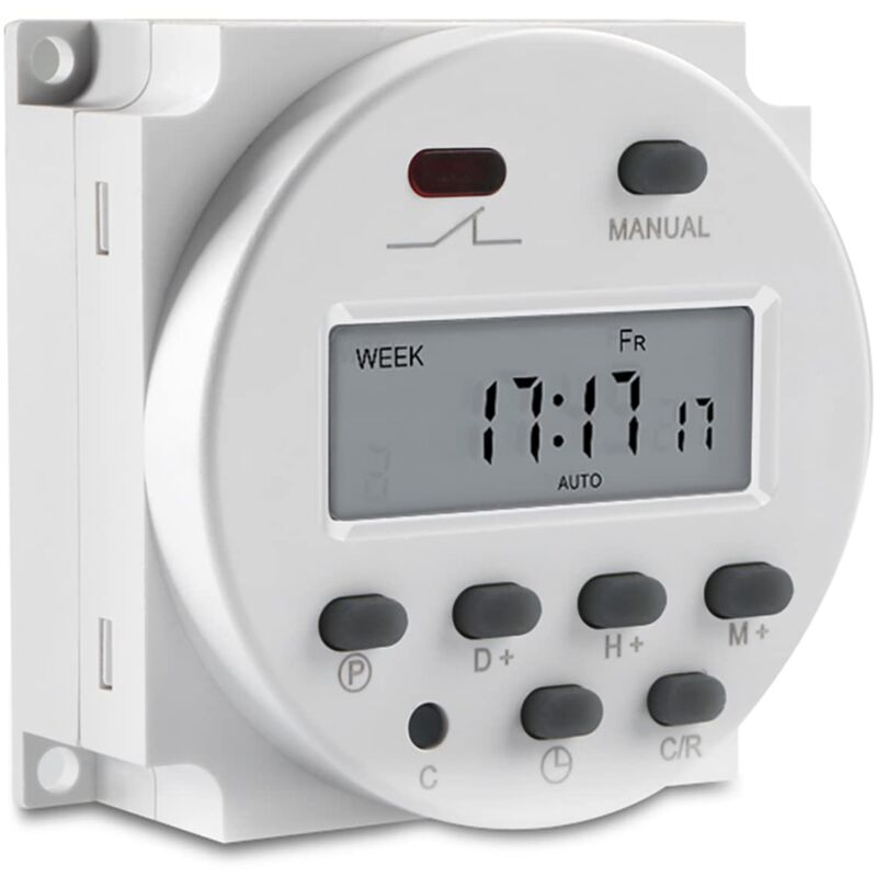 foto del prodotto cn101a dc 12v timer lcd digitale programmabile controllo rel ciclo di alimentazione