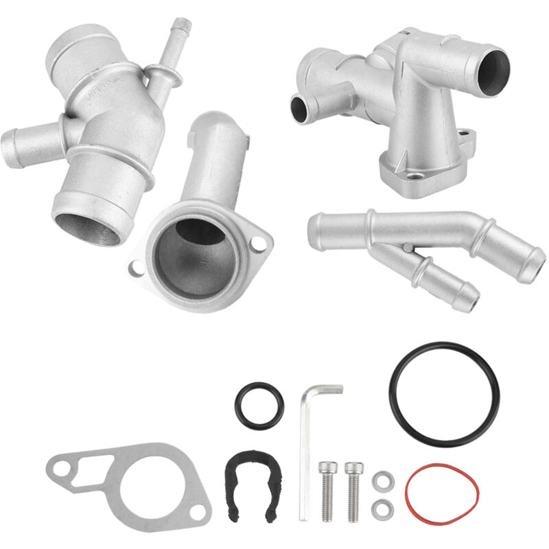 foto del prodotto cnc per tubo dell acqua con alloggiamento del termostato in alluminio pressofuso per mk4 1.8t eosnow