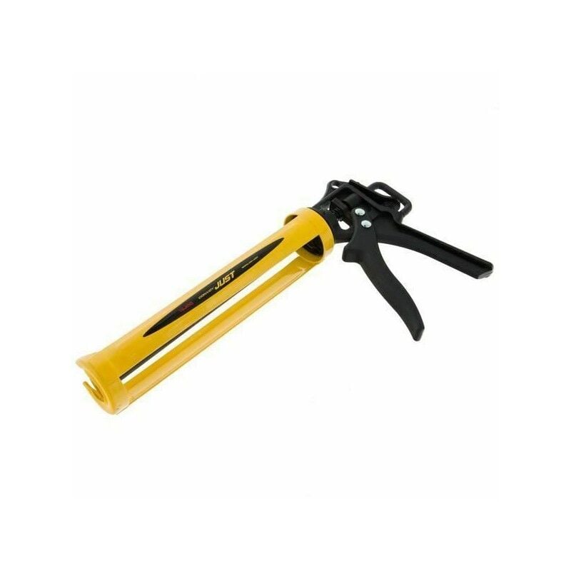 foto del prodotto cnv just y1 pistola a cartuccia per stucco, nero giallo tajima