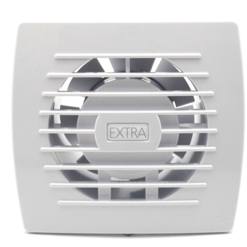 foto del prodotto co aspiratore aria elettrico in abs 100 mm adatto a bagno cucina a muro e soffitto azionabile tramite interuttore della luce bianco 10 cm - vecam