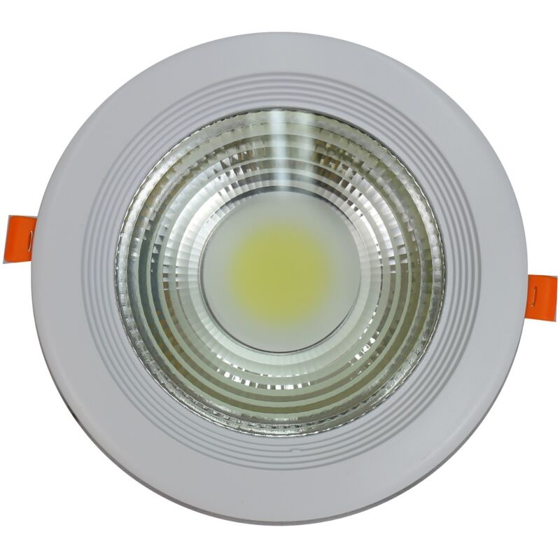 foto del prodotto cob led downlight 20w 6000k round bhite white downlight led cob jandei