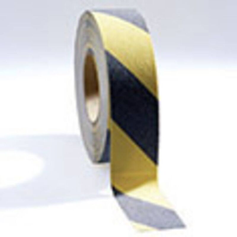 foto del prodotto coba europe nastro antiscivolo 18.3 m x 50 mm nero, giallo
