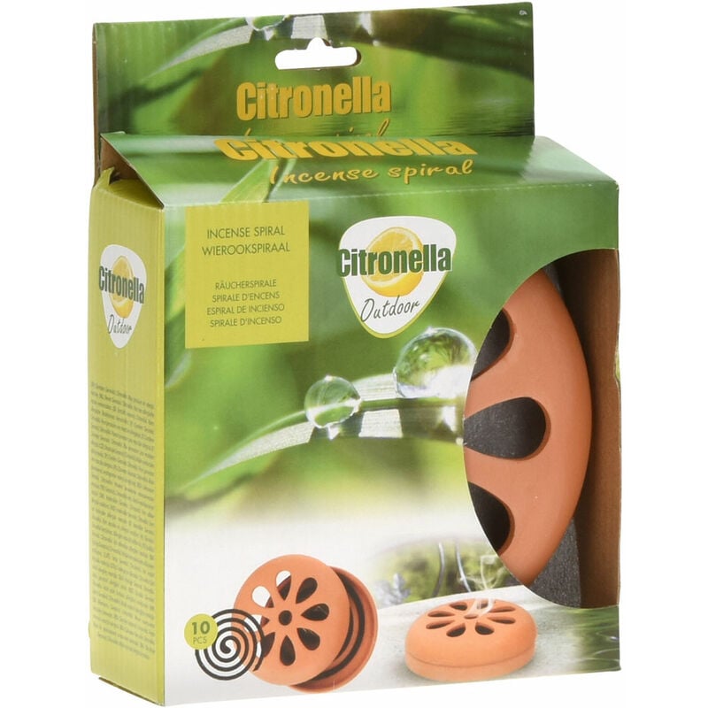 foto del prodotto coccio con spirali insetticide zampirone 1 coccio 10 spirali